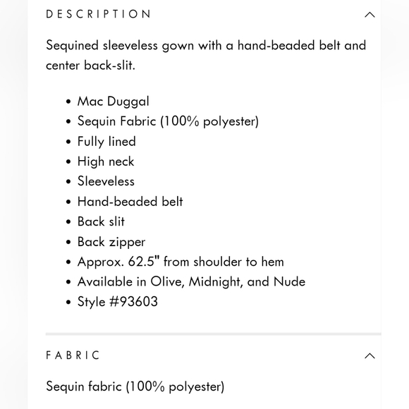 MAC DUGGAL 93603 Sequined Sleeveless Beaded Navy Dress NWT Sz 4 - Picture 4 of 9